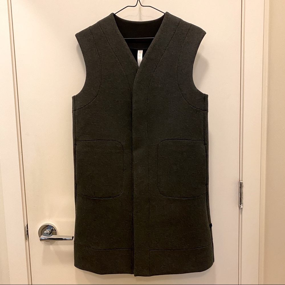 lululemon lab Long Vest, Grey, Women’s Size 6
